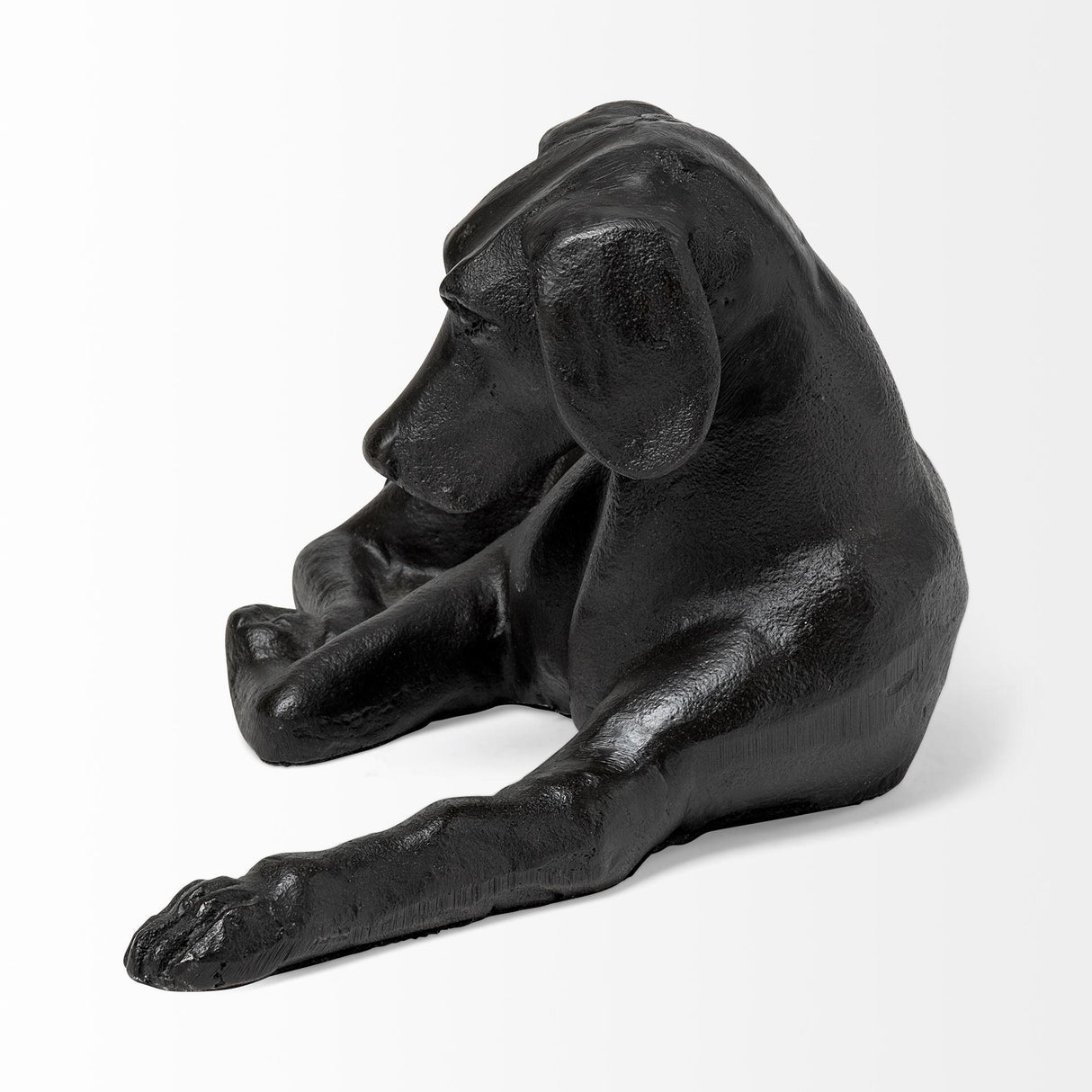 Mercana Czar 11L x 7W Black Metal Labrador Retriever