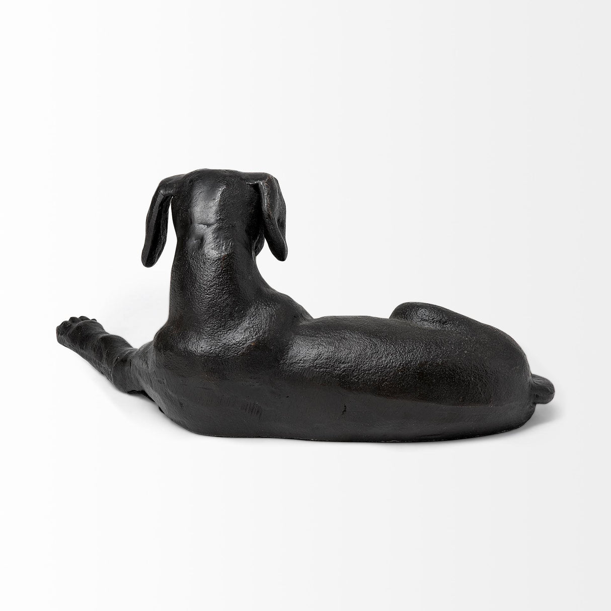 Mercana Czar 11L x 7W Black Metal Labrador Retriever
