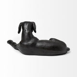 Mercana Czar 11L x 7W Black Metal Labrador Retriever