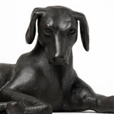 Mercana Czar 11L x 7W Black Metal Labrador Retriever