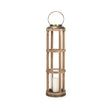 Mercana Andy I Large Natural Wood Cylindrical Lantern