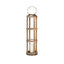 Mercana Andy I Large Natural Wood Cylindrical Lantern