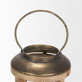 Mercana Andy I Large Natural Wood Cylindrical Lantern