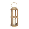Mercana Andy II Small Natural Wood Cylindrical Lantern