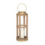 Mercana Andy II Small Natural Wood Cylindrical Lantern