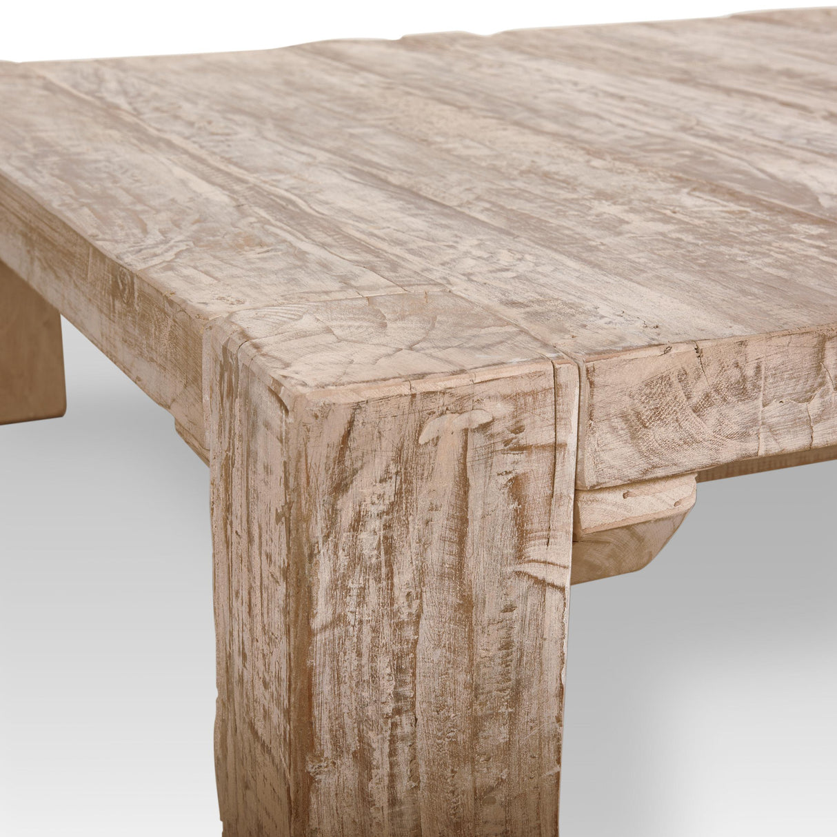 Mercana McArthur 48x48 Square Reclaimed Solid Wood Coffee Table