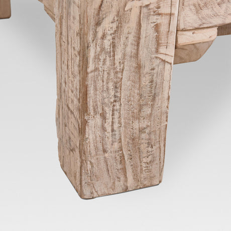 Mercana McArthur 48x48 Square Reclaimed Solid Wood Coffee Table