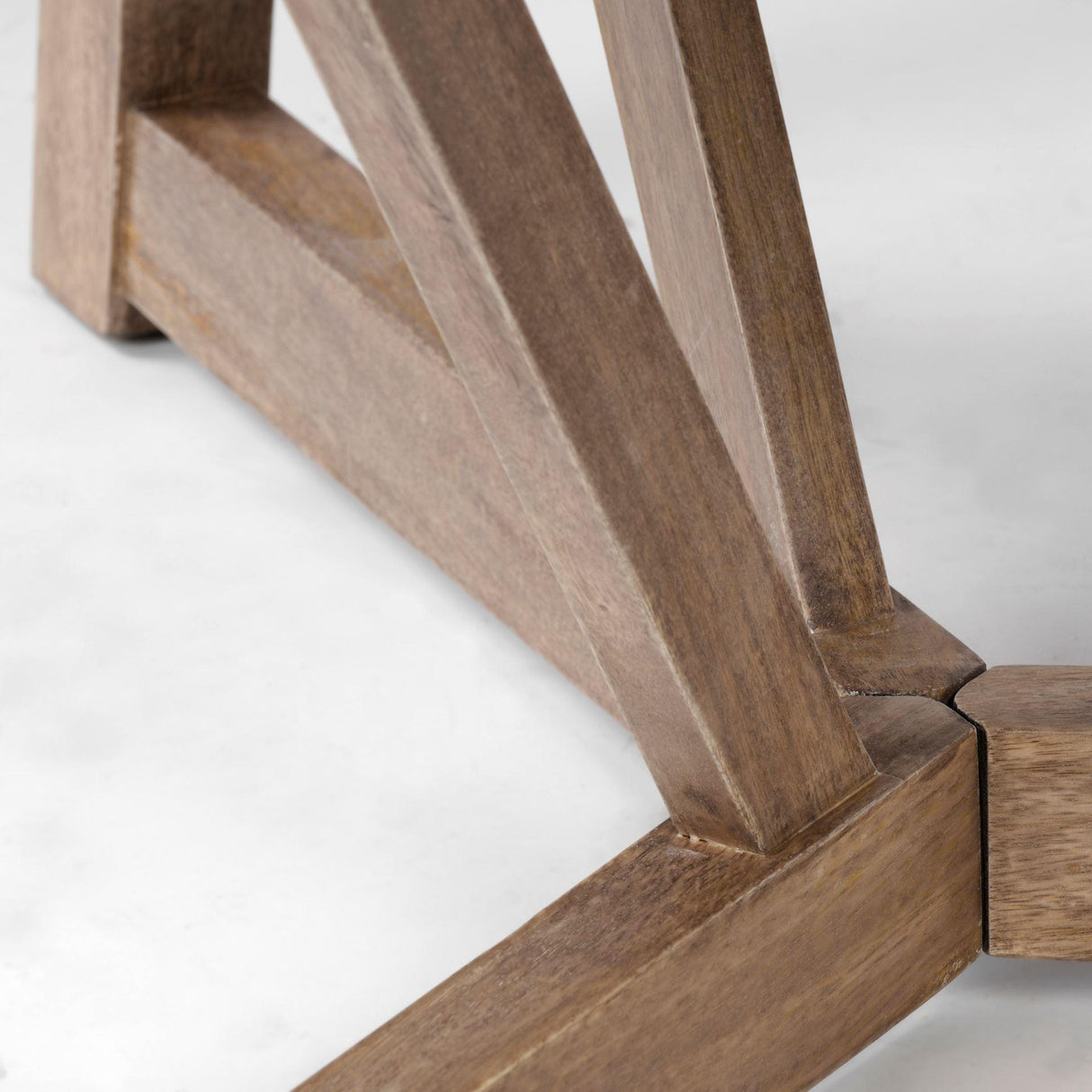 Mercana Legolas I 60" Round Brown Solid Wood Top & Base Dining Table