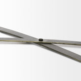 Mercana Excelsior II 68.1" H Light Brown Wood Gold Iron Base Storage Cabinet