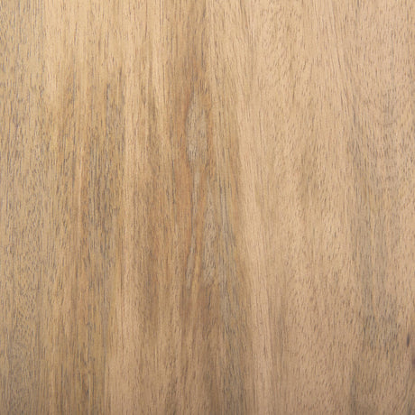 Mercana Cairo 78x19 Brown Solid Wood Black Metal Base 4 Door Cabinet Sideboard