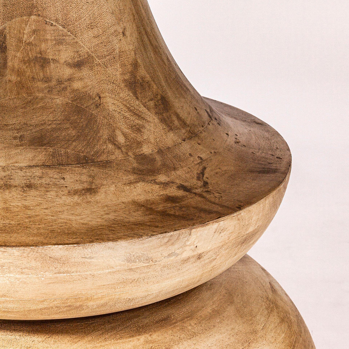 Mercana Crossman 60" Round Blonde Solid Wood & Base Dining Table