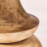 Mercana Crossman 60" Round Blonde Solid Wood & Base Dining Table