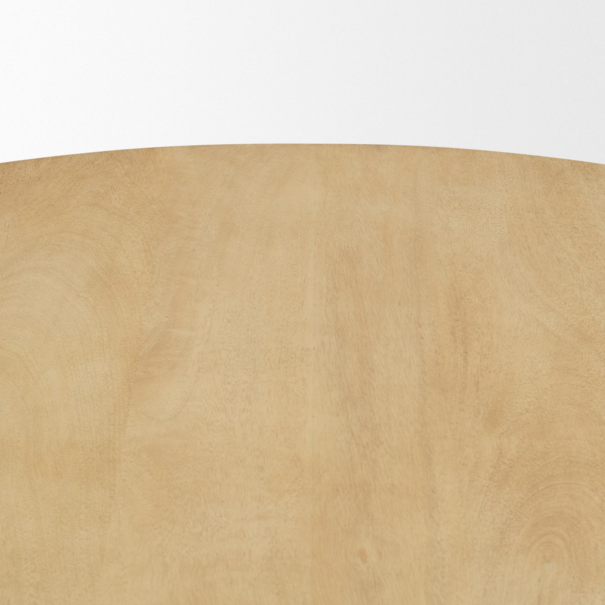 Mercana Crossman 60" Round Blonde Solid Wood & Base Dining Table