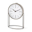 Mercana Aurus Matte Gray Metal Table Clock