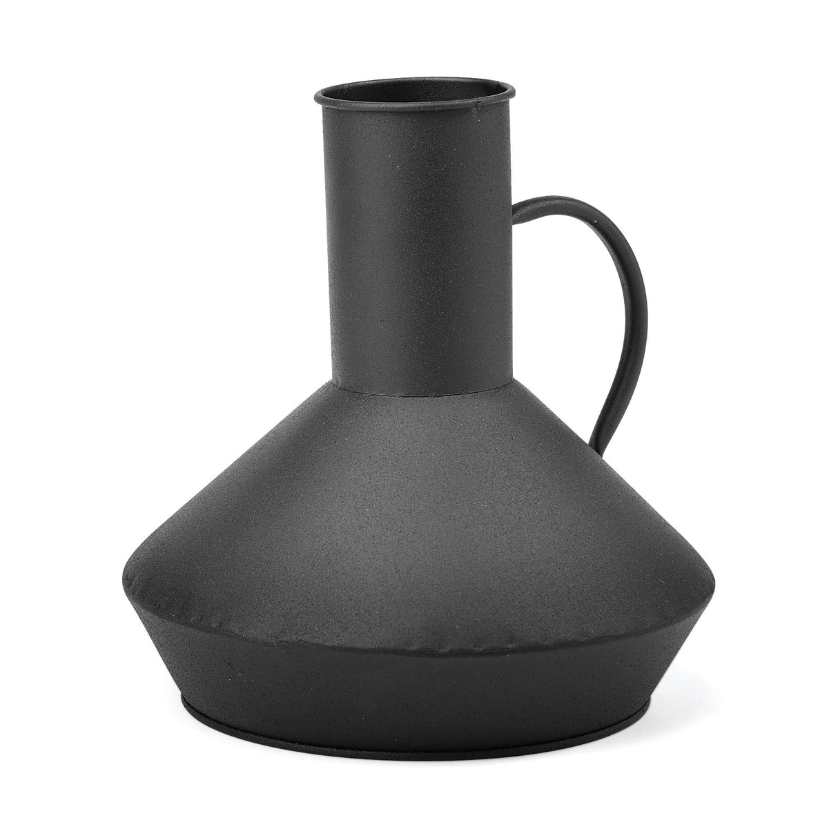 Mercana Emily I 8L x 8W Black Metal Decorative Jug
