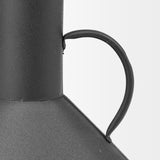 Mercana Emily I 8L x 8W Black Metal Decorative Jug