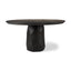 Mercana Fitzgerald 60" Round Brown Solid Wood Top & Base Dining Table