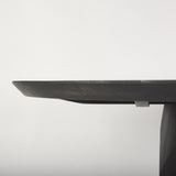 Mercana Fitzgerald 60" Round Brown Solid Wood Top & Base Dining Table