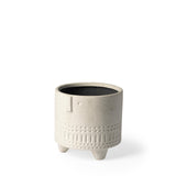 Mercana Jacob I Short White Ceramic Smiling Face Vase