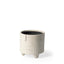 Mercana Jacob I Short White Ceramic Smiling Face Vase