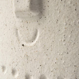 Mercana Jacob I Short White Ceramic Smiling Face Vase