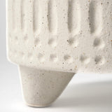 Mercana Jacob I Short White Ceramic Smiling Face Vase