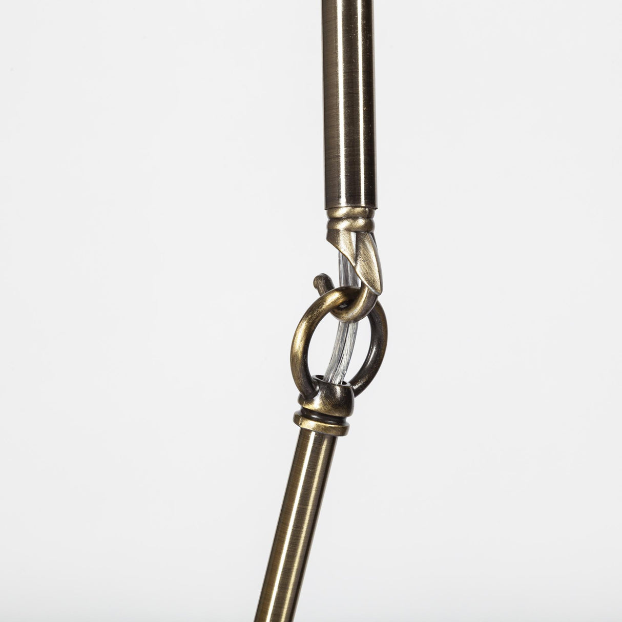 Mercana Desousa II (33.9"L x 8.8"W x 28"H) Champagne Metal Multi-Arm Three Light Chandelier