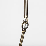 Mercana Desousa II (33.9"L x 8.8"W x 28"H) Champagne Metal Multi-Arm Three Light Chandelier