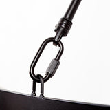 Mercana Decamp I (47.2"x36.2") Black Metal Chassis Glass Tube Twelve Light Chandelier