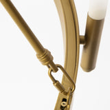 Mercana Decamp II (47.2"x36.2") Gold Metal Chassis Glass Tube Twelve Light Chandelier