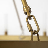 Mercana Decamp II (47.2"x36.2") Gold Metal Chassis Glass Tube Twelve Light Chandelier