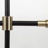 Mercana Decarlo II (43" x 41") Black/Gold Metal Multi-Arm Thirteen Light Chandelier