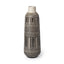 Mercana Riker III Large Dark Gray Cream Ceramic Vase