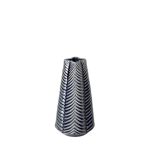 Mercana Bashir I Small Dark Navy Gloss Ceramic Vase