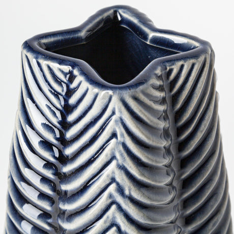 Mercana Bashir I Small Dark Navy Gloss Ceramic Vase