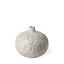 Mercana Jadiza II Medium White Glaze Floral Pattern Vase