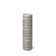 Mercana Uhura I Small Cream Black Patterned Cylindrical Vase