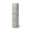 Mercana Uhura II Large Cream Black Patterned Cylindrical Ceramic Vase