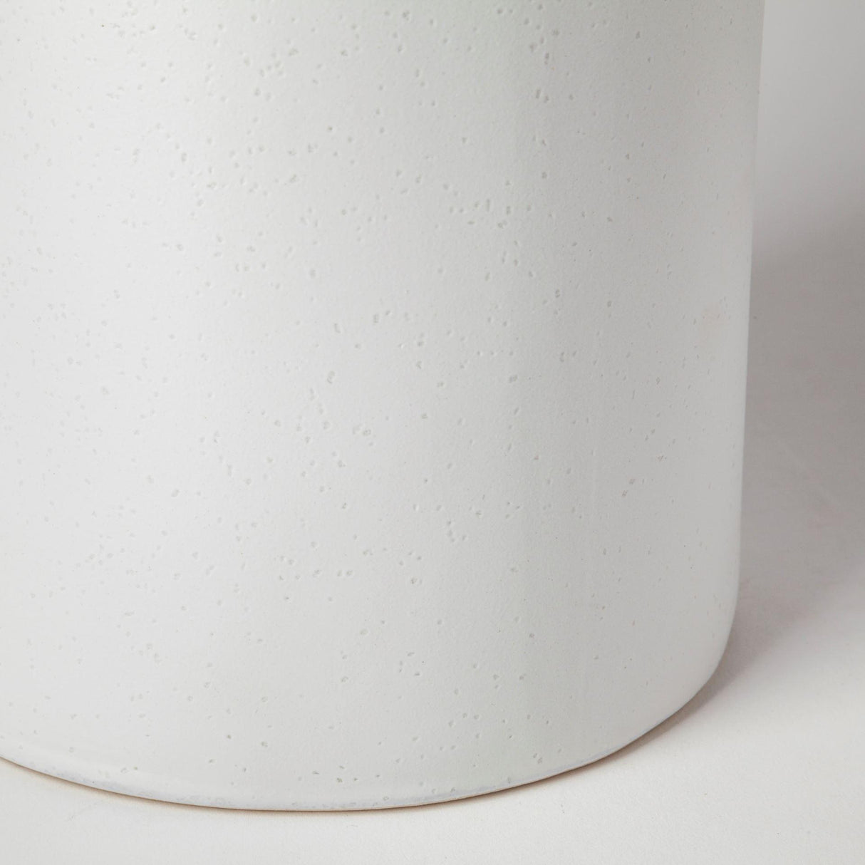 Mercana Kira I Small White Pinstripe Ceramic Vase