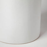 Mercana Kira I Small White Pinstripe Ceramic Vase