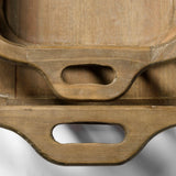 Mercana Louis Set of 2 Natural Wood Slated Nesting Trays