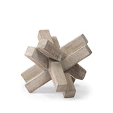 Mercana Vega II (Large) 7L x 7W Natural Wood Jack Object