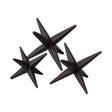 Mercana Rhea (Set of 3) Brown Cast Iron Small, Medium & Large Jacks