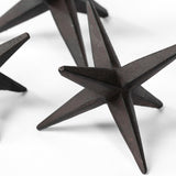 Mercana Rhea (Set of 3) Brown Cast Iron Small, Medium & Large Jacks