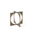 Mercana Lima I (Small) 6L x 6W Gold Geometric Decorative Object