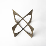 Mercana Lima I (Small) 6L x 6W Gold Geometric Decorative Object