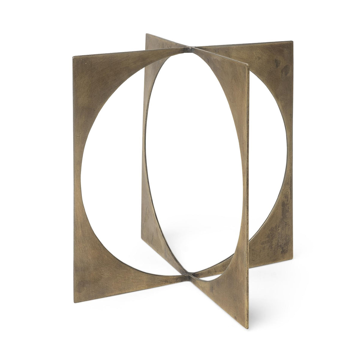 Mercana Lima II (Large) 10L x 10W Gold Geometric Decorative Object