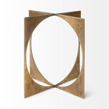 Mercana Lima II (Large) 10L x 10W Gold Geometric Decorative Object