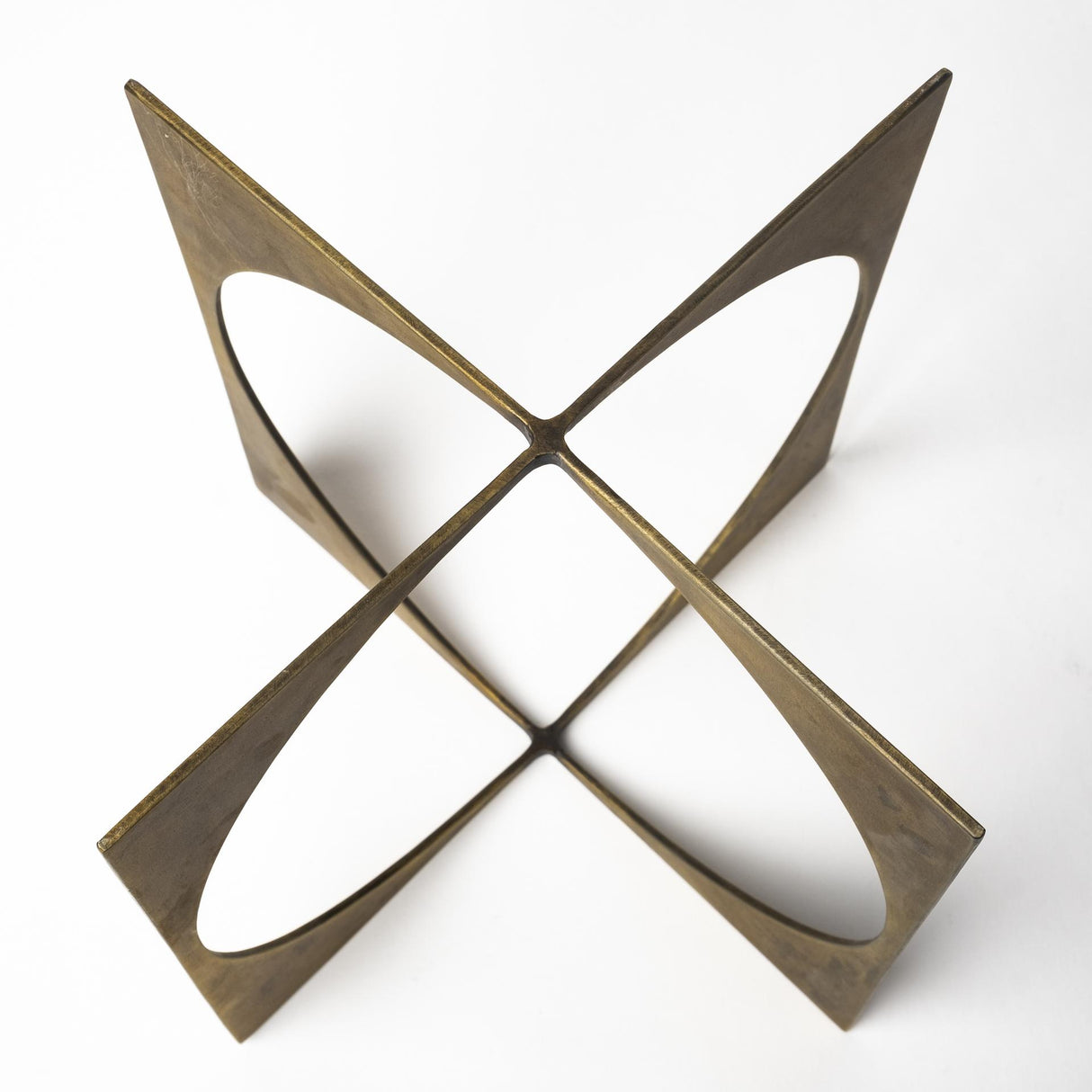 Mercana Lima II (Large) 10L x 10W Gold Geometric Decorative Object