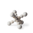 Mercana Carrollton I (Small) 7L x 7W Off-White Geometric Wood Ball Jack